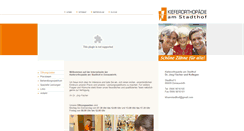 Desktop Screenshot of kfo-am-stadthof.de